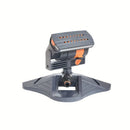 1 garden sprinkler with 16 nozzles, 180° rotating adjustable head, automatic irrigation system, wide coverage, easy to install, no power required, suitable for lawn and garden watering