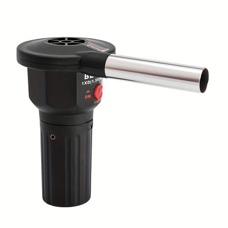 Use the portable battery-powered barbecue fan blower to enhance your outdoor cooking experience. It is ideal for camping, picnics, and charcoal grilling, ensuring efficient airflow for quick and even charcoal ignition.