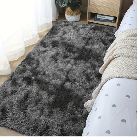1 piece 200 * 160cm, soft plush carpet, non-slip plush fluffy carpet, tie-dye living room carpet, suitable for dormitory home decoration, pet-friendly bedroom living room carpet, home decoration, room decoration