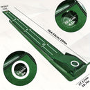 HUAEN Indoor Office Golf Putting Mat, 8-Foot Putting Green, Alignment Guide Included, Lightweight, Men's Golf Equipment