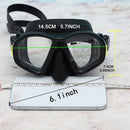 Professional adult small face free diving mask snorkeling mask box set, high-definition tempered glass electroplated lens, no / with camera bracket base snorkeling mask, small face fishing hunting snorkeling seaside play mask equipment