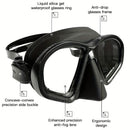 Professional adult small face free diving mask snorkeling mask box set, high-definition tempered glass electroplated lens, no / with camera bracket base snorkeling mask, small face fishing hunting snorkeling seaside play mask equipment