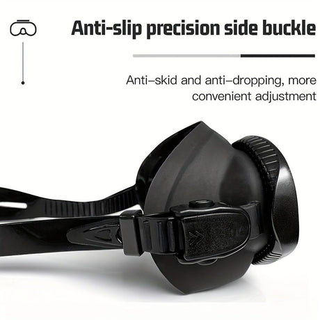 Professional adult small face free diving mask snorkeling mask box set, high-definition tempered glass electroplated lens, no / with camera bracket base snorkeling mask, small face fishing hunting snorkeling seaside play mask equipment