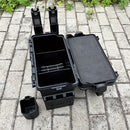 Double-layer multi-function outdoor storage fishing box, can be used as a stool, convenient storage of various fishing lines, bait, live fish.