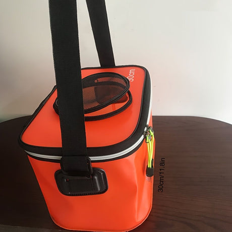 Portable multi-function EVA fishing bag: large capacity, foldable, non-inflatable design, suitable for camping and fishing.