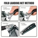 A multifunctional telescopic fishing net, the handle can be extended from 110 cm to 210 cm, which is very suitable for freshwater fishing, suitable for children and adults to use.