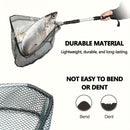 A multifunctional telescopic fishing net, the handle can be extended from 110 cm to 210 cm, which is very suitable for freshwater fishing, suitable for children and adults to use.