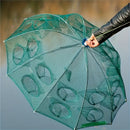 1 piece foldable hexagonal fishing net, various sizes - portable PA nylon net, suitable for mackerel, red crab, crab, etc. - dark green, easy outdoor fishing tool, suitable for Father's Day and holidays, fishing net