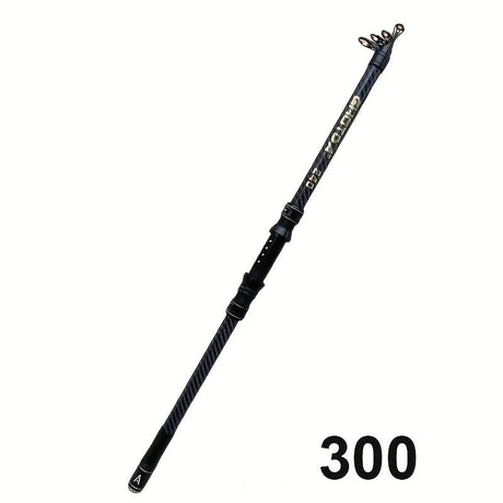 Ultra-hard carbon fiber fishing rod 3m, with anti-slip handle and metal ground inserts - suitable for sea rock fishing, surfing casting and long-range casting