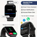 Smartwatch, men's and women's, 4.95cm fitness tracker, supports answering/making calls, wireless/睡Sleep tracking / 50 exercise modes, fitness watch, holiday gift, Valentine's Day gift