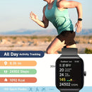 Smartwatch, men's and women's, 4.95cm fitness tracker, supports answering/making calls, wireless/睡Sleep tracking / 50 exercise modes, fitness watch, holiday gift, Valentine's Day gift