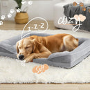 1 piece set XL size 102*80*18cm orthopedic foam dog bed, designed for super large dogs, C-shaped orthopedic dog bed, washable dog sofa bed, with removable cover and non-slip bottom, with supportive foam sofa design, suitable for pet dogs, cats, rabbits, c