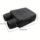 36 megapixel 4K night vision binoculars with infrared function, 7.62 cm high-definition screen, 10x magnification, infrared digital night vision camera can achieve 100% observation in complete darkness, suitable for hunting, farm monitoring, wildlife obse