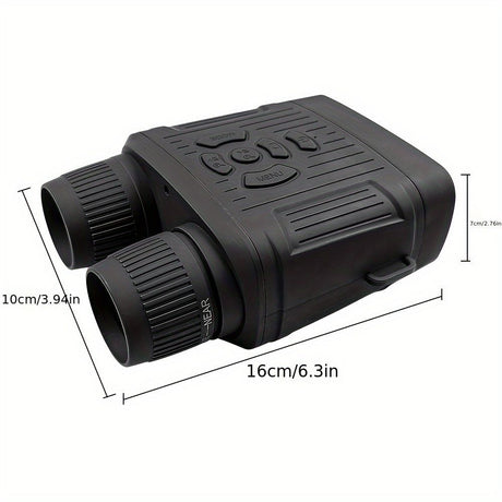 36 megapixel 4K night vision binoculars with infrared function, 7.62 cm high-definition screen, 10x magnification, infrared digital night vision camera can achieve 100% observation in complete darkness, suitable for hunting, farm monitoring, wildlife obse