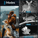 36 megapixel 4K night vision binoculars with infrared function, 7.62 cm high-definition screen, 10x magnification, infrared digital night vision camera can achieve 100% observation in complete darkness, suitable for hunting, farm monitoring, wildlife obse