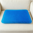 Ultra-large gel honeycomb cushion - Thick, soft, breathable, slip-resistant cooling pad, suitable for wheelchairs, offices - reduces sweating and pressure pain, all-season, lightweight, adjustable, comfortable all year round | breathable