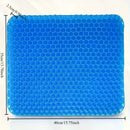 Ultra-large gel honeycomb cushion - Thick, soft, breathable, slip-resistant cooling pad, suitable for wheelchairs, offices - reduces sweating and pressure pain, all-season, lightweight, adjustable, comfortable all year round | breathable