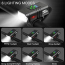 1 pack of bicycle lights | front and rear lights, 4 modes, USB charging, super bright LED night riding lights, handlebar mount, not waterproof, suitable for road/mountain bikes