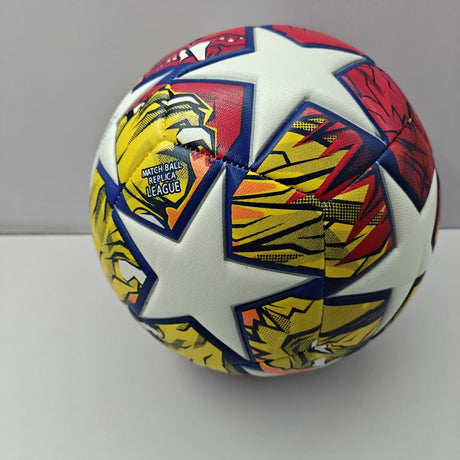 European Champions League painted football, seamless fit, perfect for family, school, club entertainment training and game excellent football