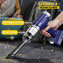New upgraded wireless handheld car vacuum cleaner, rechargeable, 10000 Pa super strong suction power, two 2000mAh long-lasting batteries, washable dual filter, low noise, suitable for cars and homes, portable and durable car vacuum cleaner Car vacuum clea