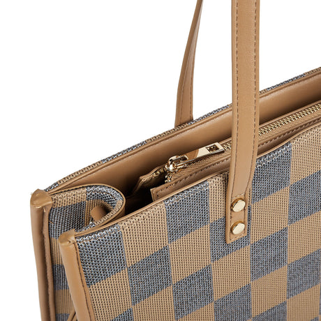 Commuter tote bag | dual-purpose handbag and shoulder bag, can hold a computer, documents, and coffee, gentle and strong