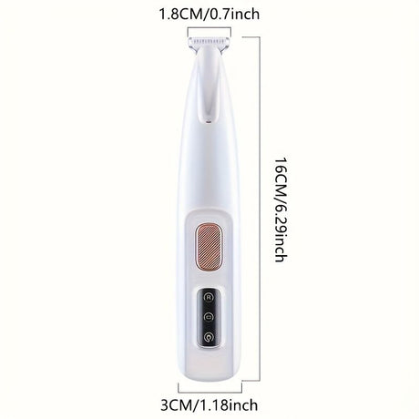 Pet electric clipper dog foot hair trimmer cat foot hair trimmer dog LED light clipper hair trimmer electric clipper h