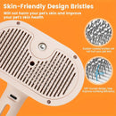 3-in-1 automatic cleaning steam pet brush - anti-static, suitable for long-haired and short-haired cats and dogs grooming tools, remove loose hair and reduce shedding