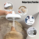 3-in-1 automatic cleaning steam pet brush - anti-static, suitable for long-haired and short-haired cats and dogs grooming tools, remove loose hair and reduce shedding