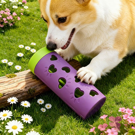 New removable pet slow-food drool toy | chewable snack roller that consumes energy and relieves boredom, suitable for small and medium-sized cats and dogs, suitable for indoor and outdoor scenes