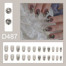 12 boxes / 288 pieces, cool spicy simple French sparkling diamond line sweet style hot-selling wearable jewelry set