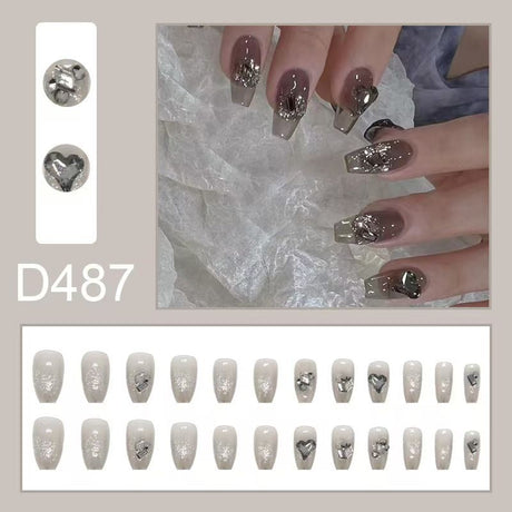 12 boxes / 288 pieces, cool spicy simple French sparkling diamond line sweet style hot-selling wearable jewelry set