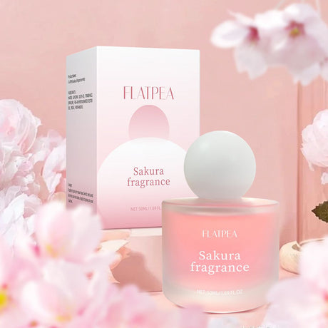 Hot-selling Cherry Blossom Women's Perfume Spray Natural Freshness Long-lasting Fragrance No Alcohol 50ml