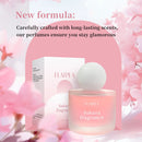 Hot-selling Cherry Blossom Women's Perfume Spray Natural Freshness Long-lasting Fragrance No Alcohol 50ml