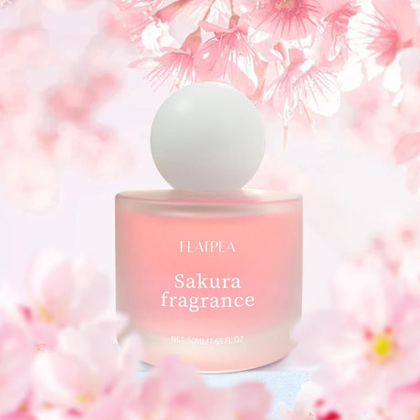 Hot-selling Cherry Blossom Women's Perfume Spray Natural Freshness Long-lasting Fragrance No Alcohol 50ml