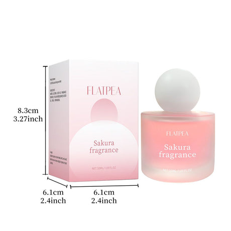 Hot-selling Cherry Blossom Women's Perfume Spray Natural Freshness Long-lasting Fragrance No Alcohol 50ml