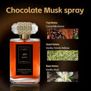 100ml women's perfume, chocolate, vanilla, musk, long-lasting sweet fragrance, women's fragrance spray, body/hair spray, alcohol-free, travel size, easy to carry, alcohol-free, suitable for daily/date/vacation/party, ideal gift for women/birthday gift/Chr