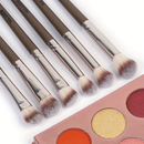 MAANGE 18-piece professional makeup brush set, including 18 makeup brushes + velvet cloth bag, soft brush hair makeup brushes, foundation brush, eye shadow brush, blending brush, concealer brush, eyeliner brush, skin-friendly powder puff set, travel porta