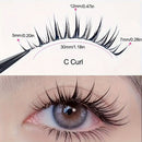 One-piece soft and comfortable false eyelashes natural simulation glue eyelashes reusable whole little devil