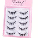 One-piece soft and comfortable false eyelashes natural simulation glue eyelashes reusable whole little devil