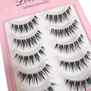 One-piece soft and comfortable false eyelashes natural simulation glue eyelashes reusable whole little devil