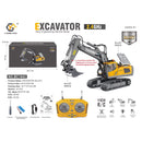 2.4G Remote Control Excavator Alloy Excavator Model Engineering Car Remote Control Car Boy Girl Unlimited Rotation - Larger 1/18 Scale Remote Control Excavator