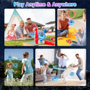 Flying Ball Toy – Hand-controlled Reaction Dart Rotating Drone with LED Lights, Floating Ball Finger Toy, Suitable for Children and Teenagers, Rechargeable Magic Ball, Indoor and Outdoor Play, Christmas and Birthday Gifts (Blue)