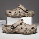 Croc-Style Clogs Anti-Slip Shoes Breathable Clogs Lightweight Footwear Fashion - White - Size 6(AU6/EU39)