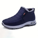 Unisex Furry-Lined Ankle Boots - Blue - Size 9(AU9/EU40)