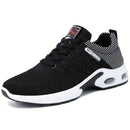 Men's Fashion Sneakers with Breathable Mesh and Cushioned Sole - Gray - Size 7(AU7/EU40)