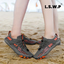 Men'S Aqua Shoes Non-Slip Water Shoes Breathable Fly Knit Wide Toe Box Shoes - Green - Size 12(AU12/EU45)
