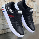 Koonexy Men'S Skate Shoes Low-Top Sneakers Pvc Sole Casual Sneakers Formal - Gray - Size 7(AU7/EU40)