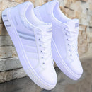 Koonexy Men'S Skate Shoes Low-Top Sneakers Pvc Sole Casual Sneakers Formal - Gray - Size 7(AU7/EU40)
