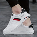 Koonexy Men'S Skate Shoes Low-Top Sneakers Pvc Sole Casual Sneakers Formal - Gray - Size 7(AU7/EU40)