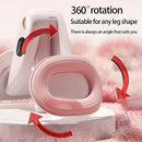 Adjustable Resistance Leg Trainer｜Home 360-Degree Rotatable Shaping, Anti-Slip Spring Strength Workout for Thighs and Arms（pink）